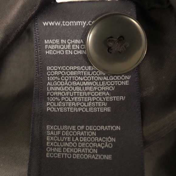 *SOLD* Tommy Hilfiger Black Velvet Blazer Jacket - Picture 8 of 8